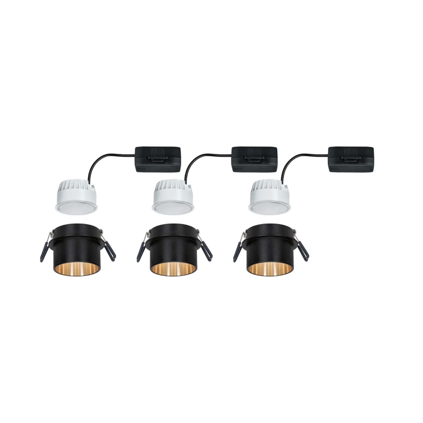 Paulmann 93379 - К-кт 3xLED/6W IP44 Димируема лампа за окачен таван на баня GIL 230V