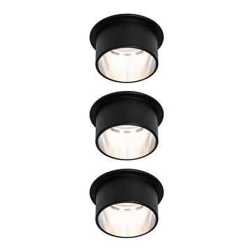 Paulmann 93383 - К-кт 3xLED/6W IP44 Димируема лампа за окачен таван на баня GIL 230V