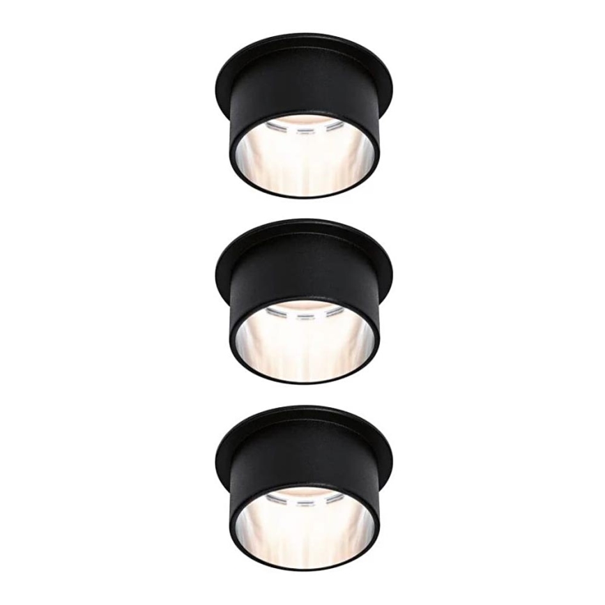 Paulmann 93383 - К-кт 3xLED/6W IP44 Димируема лампа за окачен таван на баня GIL 230V