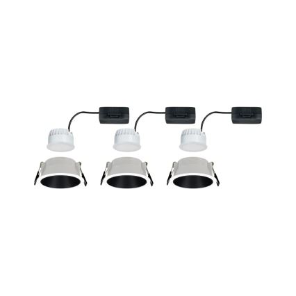 Paulmann 93402 - К-кт 3xLED/6W IP44 Димируема лампа за окачен таван на баня COLE 230V