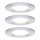 Paulmann 93462 - К-кт 3бр.LED/6W  IP44 лунички за баня NOVA 230V