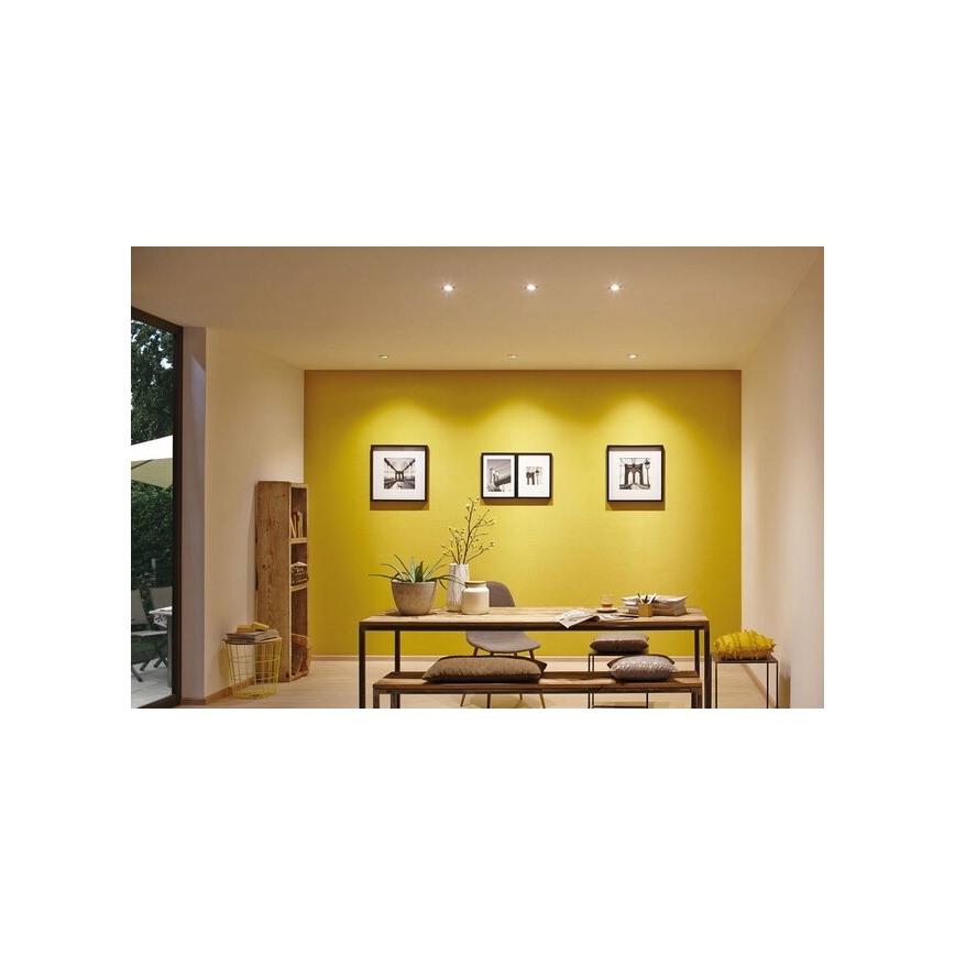 Paulmann 93483 - К-кт 3бр.LED/6,5W IP23 димируеми лунички за баня NOVA 230V