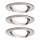 Paulmann 93483 - К-кт 3бр.LED/6,5W IP23 димируеми лунички за баня NOVA 230V