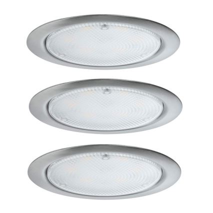 Paulmann 93559 - К-кт 3xLED/2,8W Лампа за вграждане със сензор MICRO LINE 230V 2700K