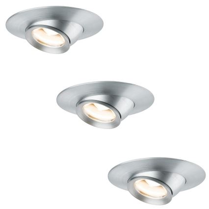 Paulmann 93579 - К-кт 3 бр. LED/3,8W лунички за окачен таван PREMIUM 230V