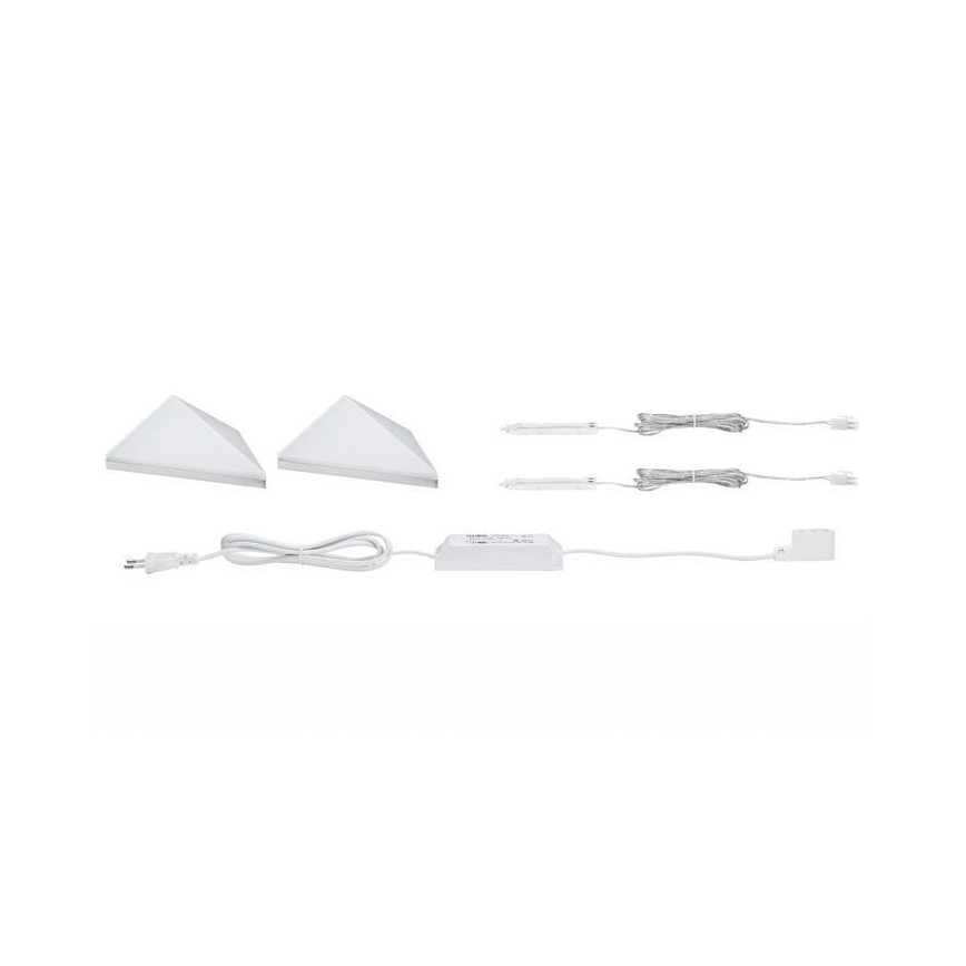 Paulmann 93584 - К-кт 2xLED/6,2W IP44 Осветление за мебели KITE 230V