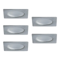 Paulmann 93587 - К-кт 5xLED/0,4W Лампа за вграждане 12V/230V 2700K