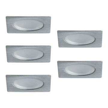Paulmann 93587 - К-кт 5xLED/0,4W Лампа за вграждане 12V/230V 2700K