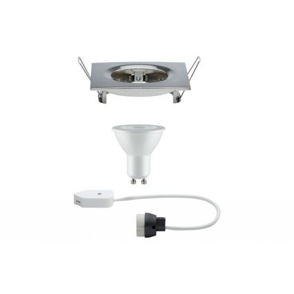 Paulmann 93611 - LED-GU10/7W IP44 Димируема луничка за баня NOVA 230V