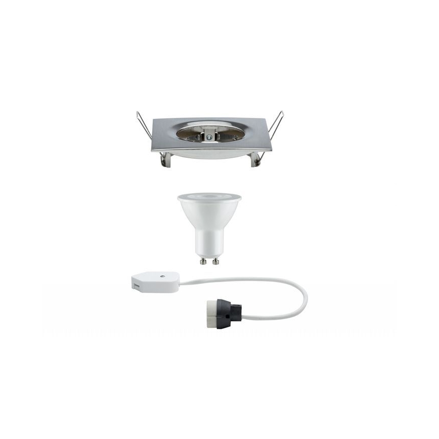Paulmann 93611 - LED-GU10/7W IP44 Димируема луничка за баня NOVA 230V