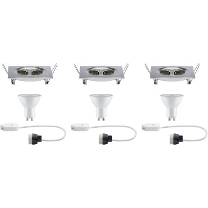 Paulmann 93615 - КОМПЛЕКТ 3x LED/7W IP44 Външно осветление за ориентация