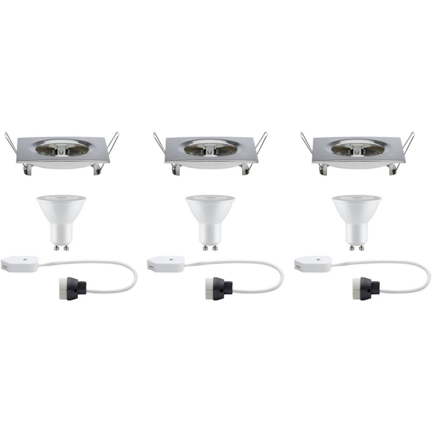 Paulmann 93615 - КОМПЛЕКТ 3x LED/7W IP44 Външно осветление за ориентация