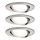 Paulmann 93652 - К-кт 3x LED GU10/6,1W IP23 Лампа за вграждане в баня 230V