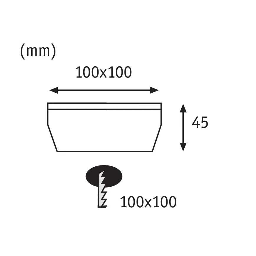 Paulmann 93774 - LED/0,24W IP67 Соларна лампа за алея CUBE 1,2V 1200 mAh