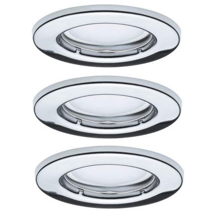 Paulmann 93853 - КОМПЛЕКТ 3xLED-GU10/4,5W Вградено осветление за окачен таван STARR 230V