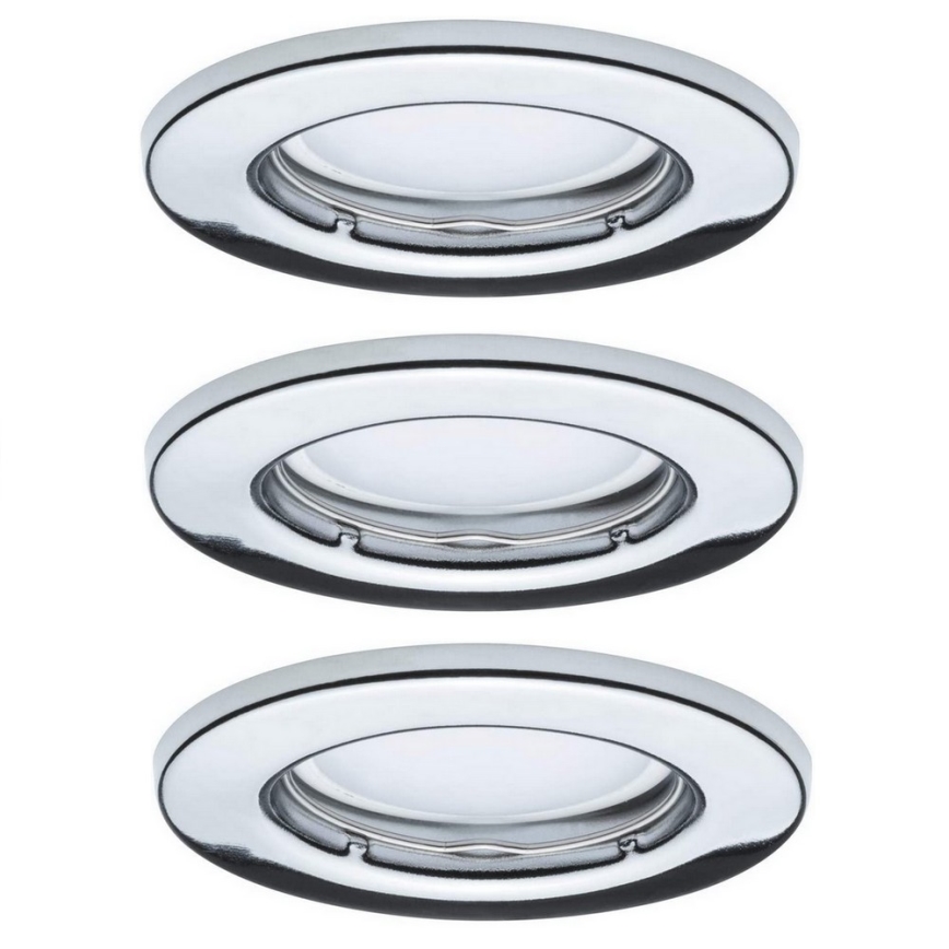 Paulmann 93853 - КОМПЛЕКТ 3xLED-GU10/4,5W Вградено осветление за окачен таван STARR 230V