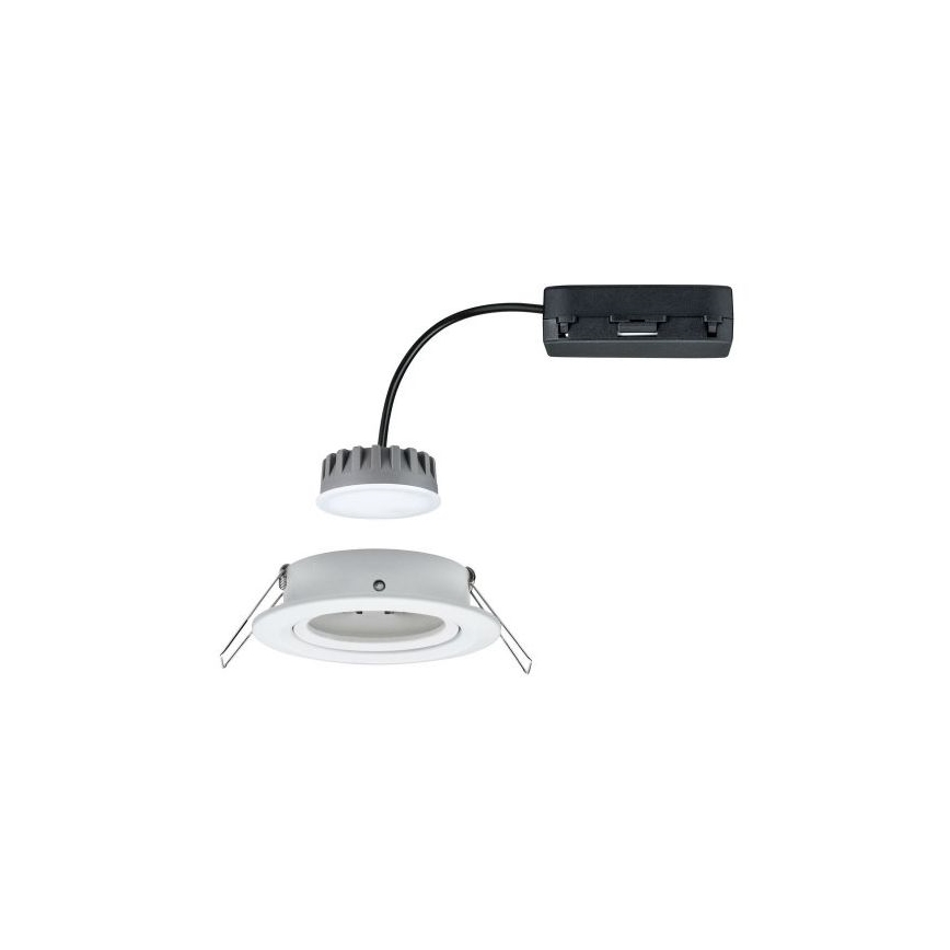 Paulmann 93871 - LED/6W IP23 Димируемо вградено осветително тяло за баня COIN 230V