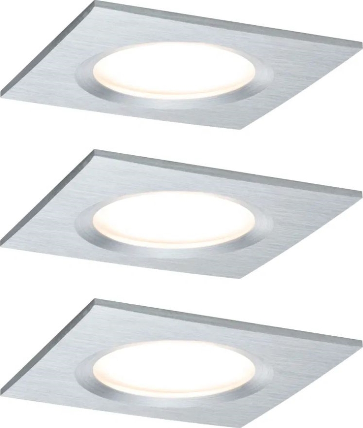Paulmann 93895 - К-кт 3xLED/6W IP44 Димируема лампа за окачен таван на баня NOVA 230V