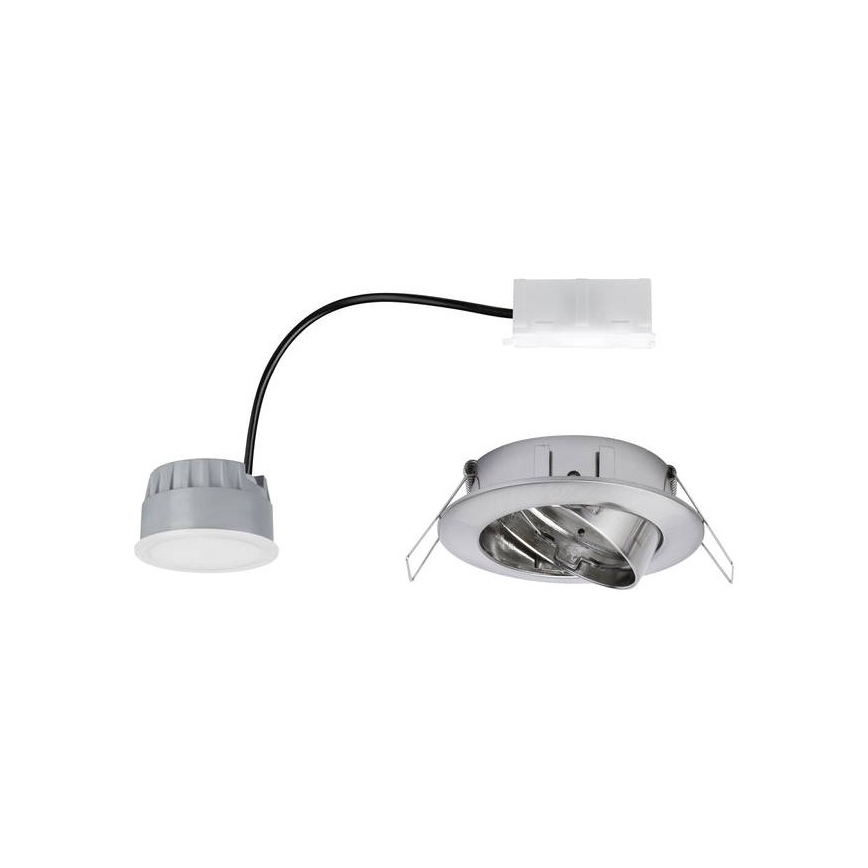 Paulmann 93963 - LED/7W IP23 Димируема луничка за баня COIN 230V