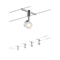 Paulmann 94080 - Комплект 4xLED/4,8W, цялостна кабелна осветителна система STAGE 230V, гланцов хром