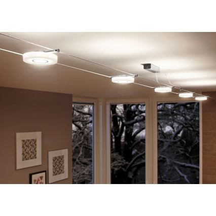 Paulmann 94090 - LED/4W Спот за релсова система DISC 12V бял