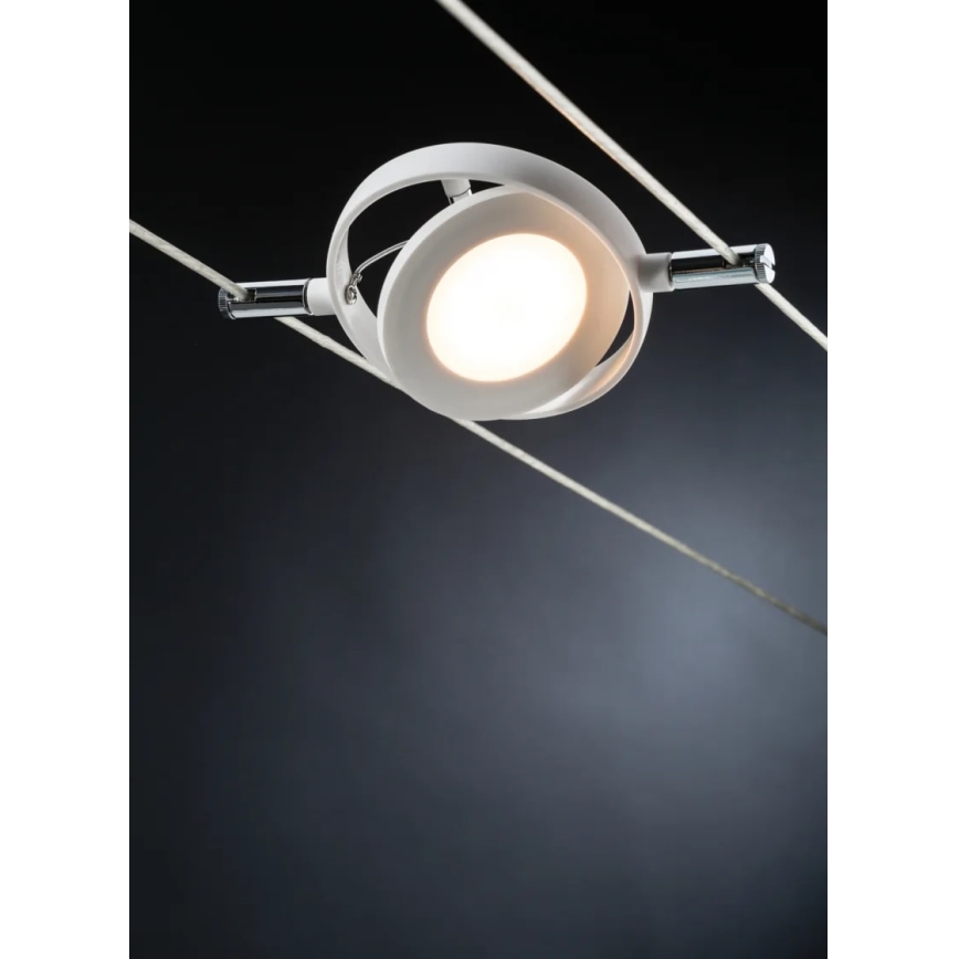 Paulmann 94106 - К-кт 6xLED/4W Спот за релсова система ROUNDMAC 230V бял