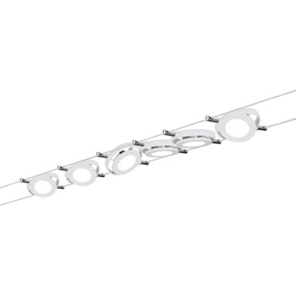 Paulmann 94106 - К-кт 6xLED/4W Спот за релсова система ROUNDMAC 230V бял