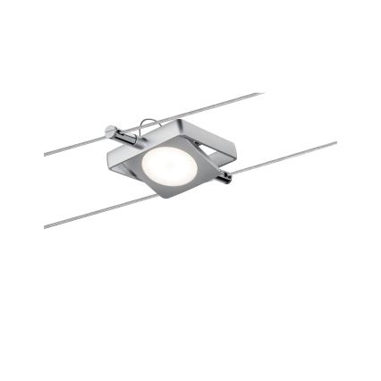 Paulmann 94107 - комплект 4xLED/4,3W точкови осветителни тела за кабелна система MAC 230V матов хром