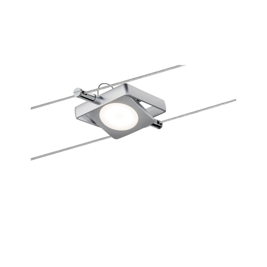 Paulmann 94107 - комплект 4xLED/4,3W точкови осветителни тела за кабелна система MAC 230V матов хром