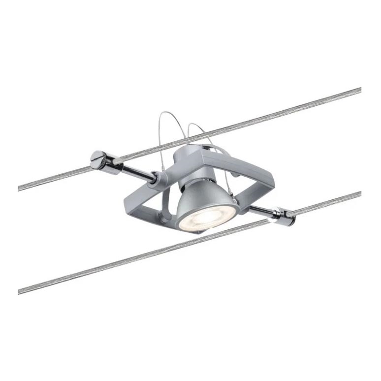 Paulmann 94132 - 1xGU5,3/10W Спот за релсова система MAC 12V матов хром
