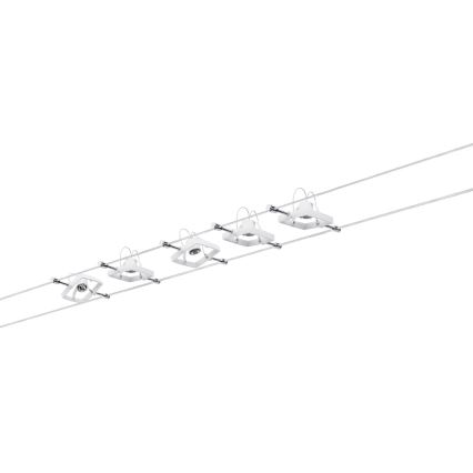 Paulmann 94134 - К-кт 5xGU5,3/10W Спот за релсова система MAC 230V бял