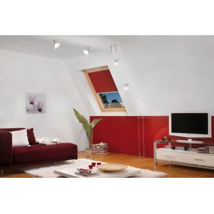 Paulmann 94138 - 1xGU4/10W Точково осветително тяло за кабелна система COLMAR 12V бяло/лъскав хром