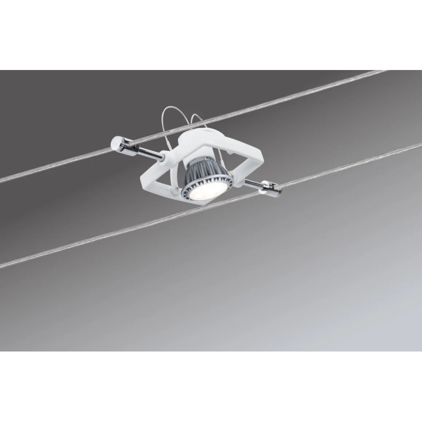 Paulmann 94149 - К-кт 5xGU5,3/10W Спот за релсова система TECH 230V бял