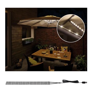 Paulmann 94208 - LED/1,8W Светлини за чадър PARASOL 5V/USB