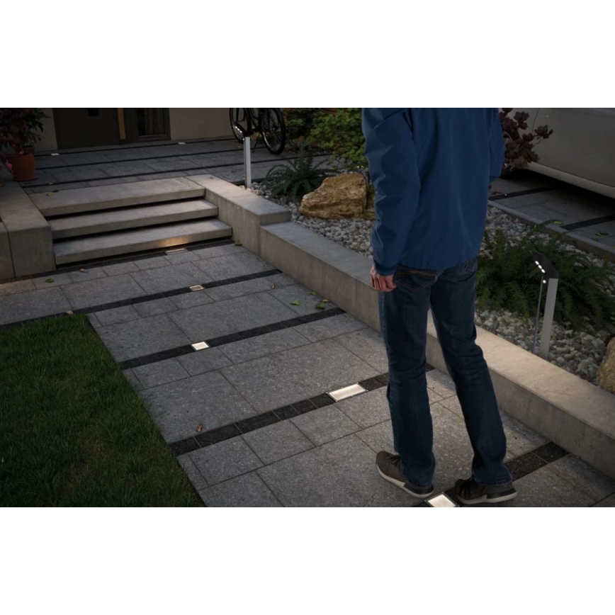 Paulmann 94238 - LED/0,7W IP67 Соларна лампа за алея ARON 3,7V 650 mAh