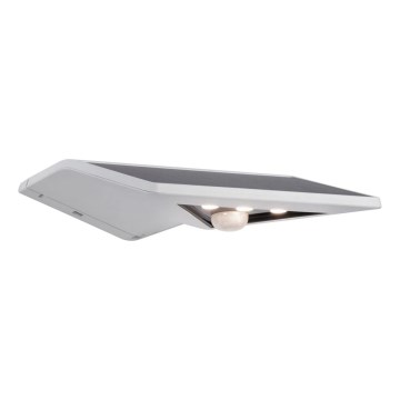 Paulmann 94244 - LED/1,2W IP44 Соларно стенно осветително тяло със сензор YOKO 3,7V 1800 mAh бяло