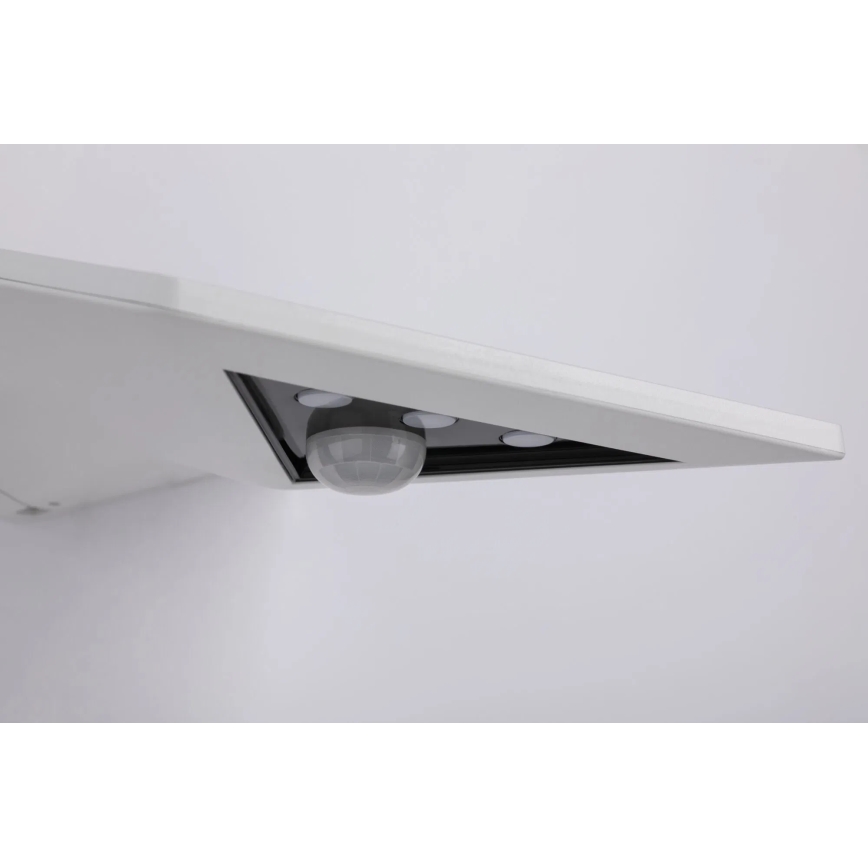 Paulmann 94244 - LED/1,2W IP44 Соларно стенно осветително тяло със сензор YOKO 3,7V 1800 mAh бяло