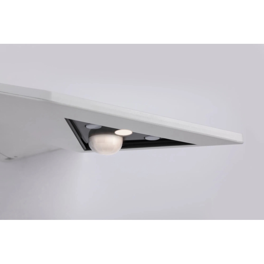Paulmann 94244 - LED/1,2W IP44 Соларно стенно осветително тяло със сензор YOKO 3,7V 1800 mAh бяло