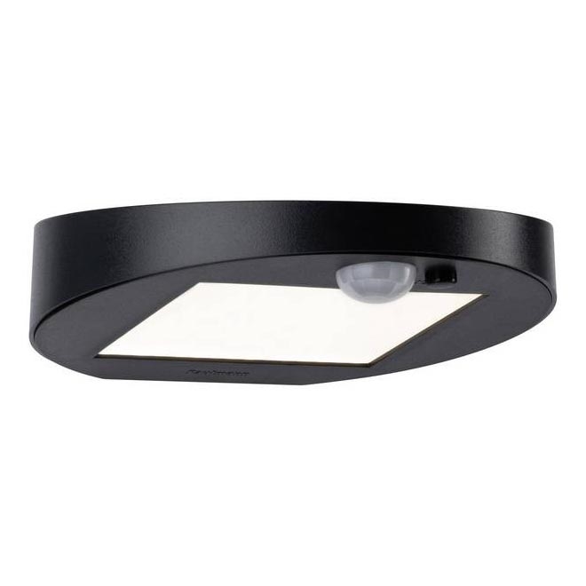 Paulmann 94246 - LED/1,2W IP44 Екстериорна соларна лампа със сензор RYSE 3,7V 1800 mAh