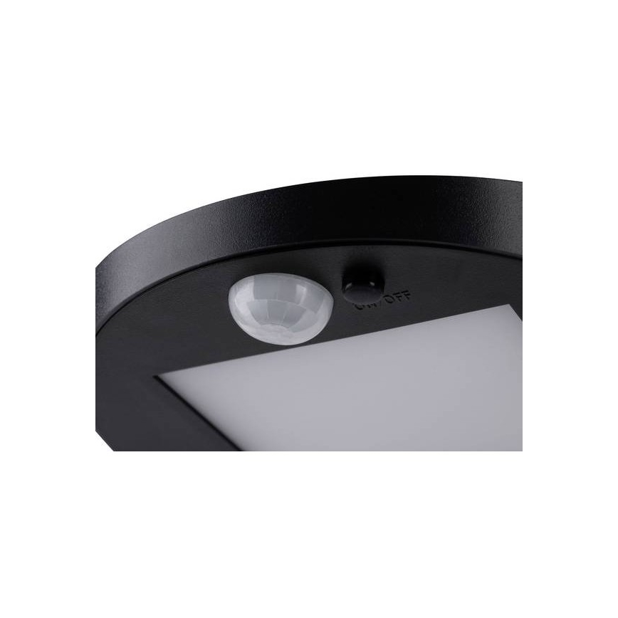 Paulmann 94246 - LED/1,2W IP44 Екстериорна соларна лампа със сензор RYSE 3,7V 1800 mAh