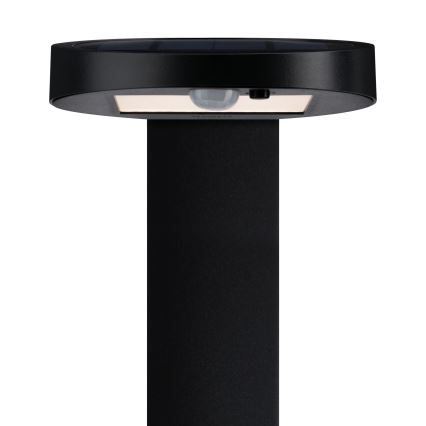 Paulmann 94249 - LED/1,2W IP44 Екстериорен соларен лампа със сензор RYSE 3,7V 1800 mAh