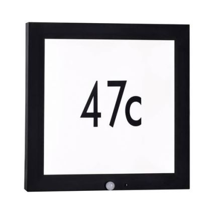 Paulmann 94255 - LED/13W IP44 Домашен номер със сензор 230V