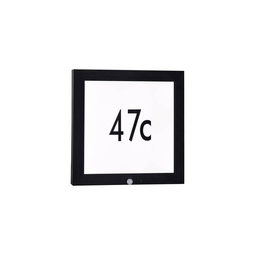 Paulmann 94255 - LED/13W IP44 Домашен номер със сензор 230V