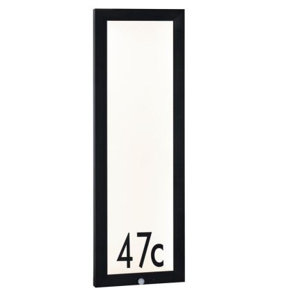 Paulmann 94257 - LED/19W IP44 Номер на къща със сензор 230V