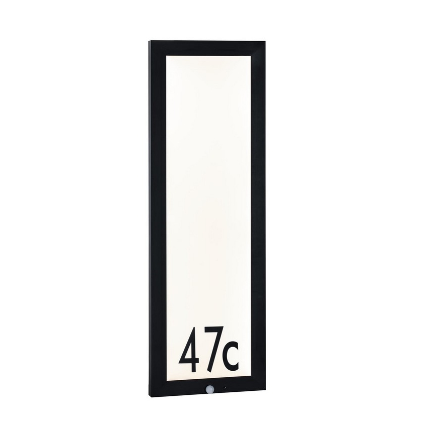 Paulmann 94257 - LED/19W IP44 Номер на къща със сензор 230V