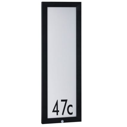 Paulmann 94257 - LED/19W IP44 Номер на къща със сензор 230V
