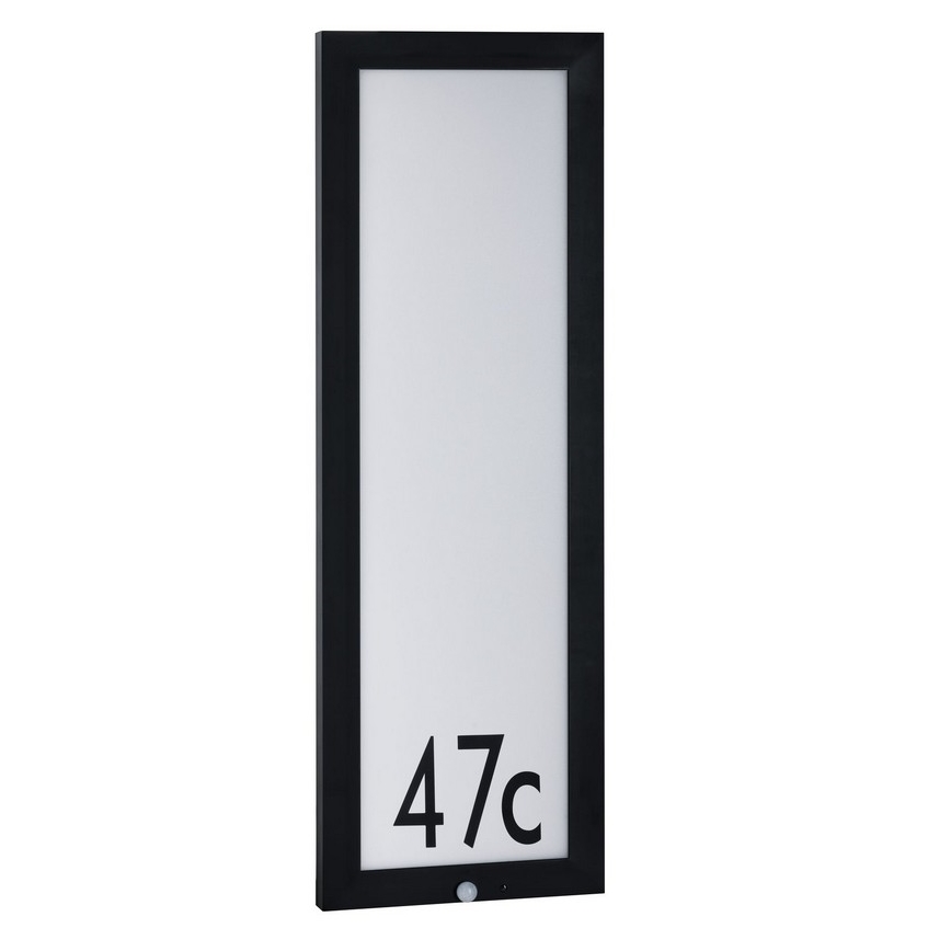 Paulmann 94257 - LED/19W IP44 Номер на къща със сензор 230V
