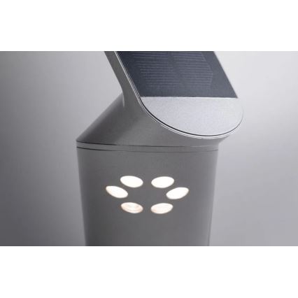 Paulmann 94261 - LED/1,2W IP44 Соларен аплик със сензор ILIAS 3,7V