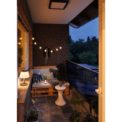 Paulmann 94267 - LED/1,3W IP44 Екстериорен димируема лампа CUPULINO 5V 2000 mAh