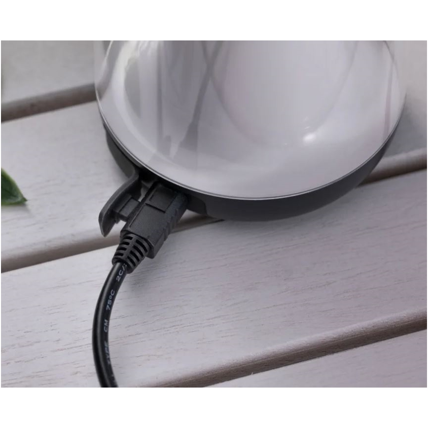 Paulmann 94267 - LED/1,3W IP44 Екстериорен димируема лампа CUPULINO 5V 2000 mAh